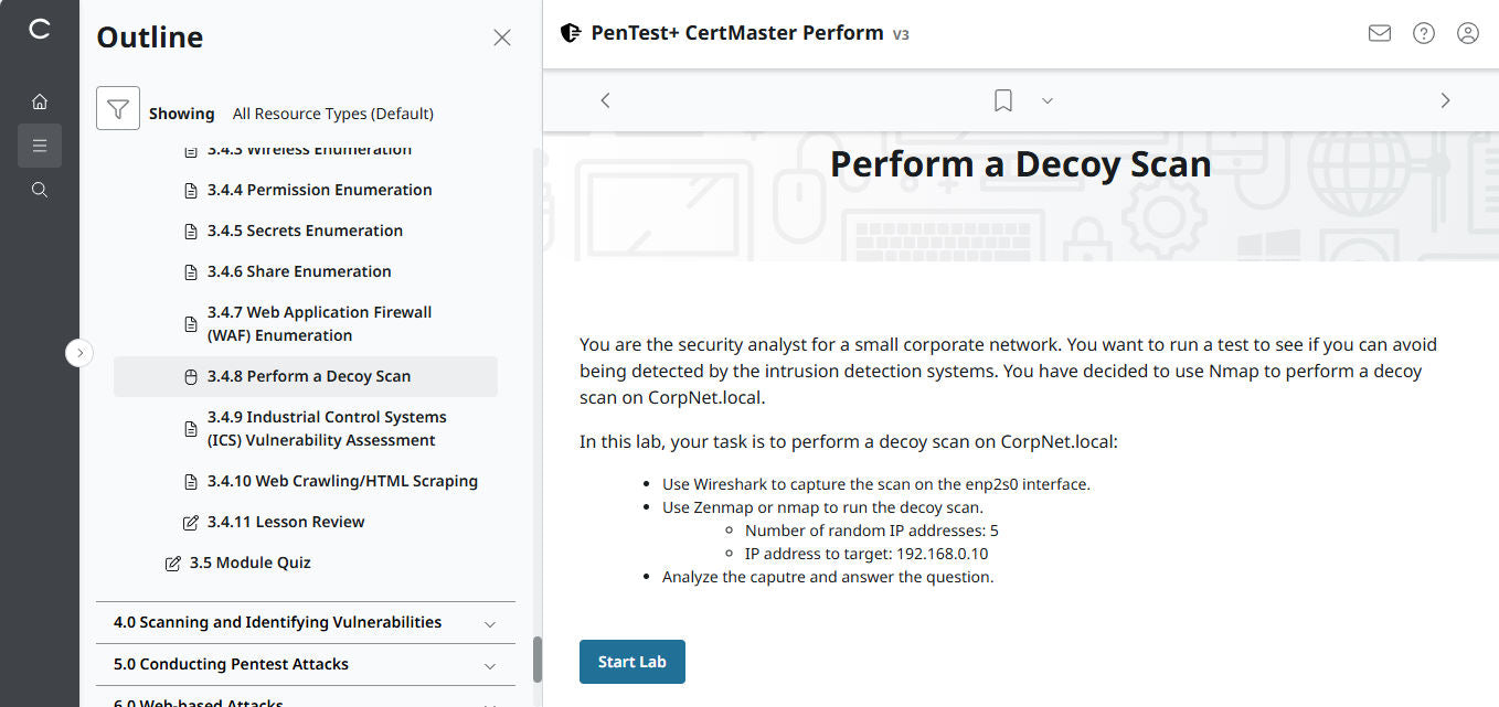 Best Value : CertMaster Perform CompTIA PenTest+ v3  (Exam PT0-003) - 3 Months Access , No Access Code