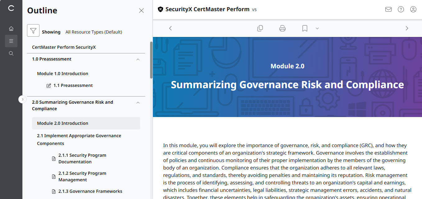 Best Value : CertMaster Perform  CompTIA SecurityX (Exam CAS-005) - 3 Month, No Access Code
