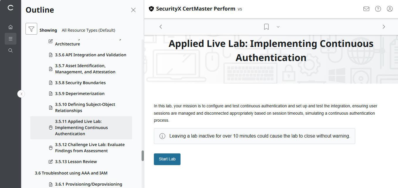 Best Value : CertMaster Perform  CompTIA SecurityX (Exam CAS-005) - 3 Month, No Access Code