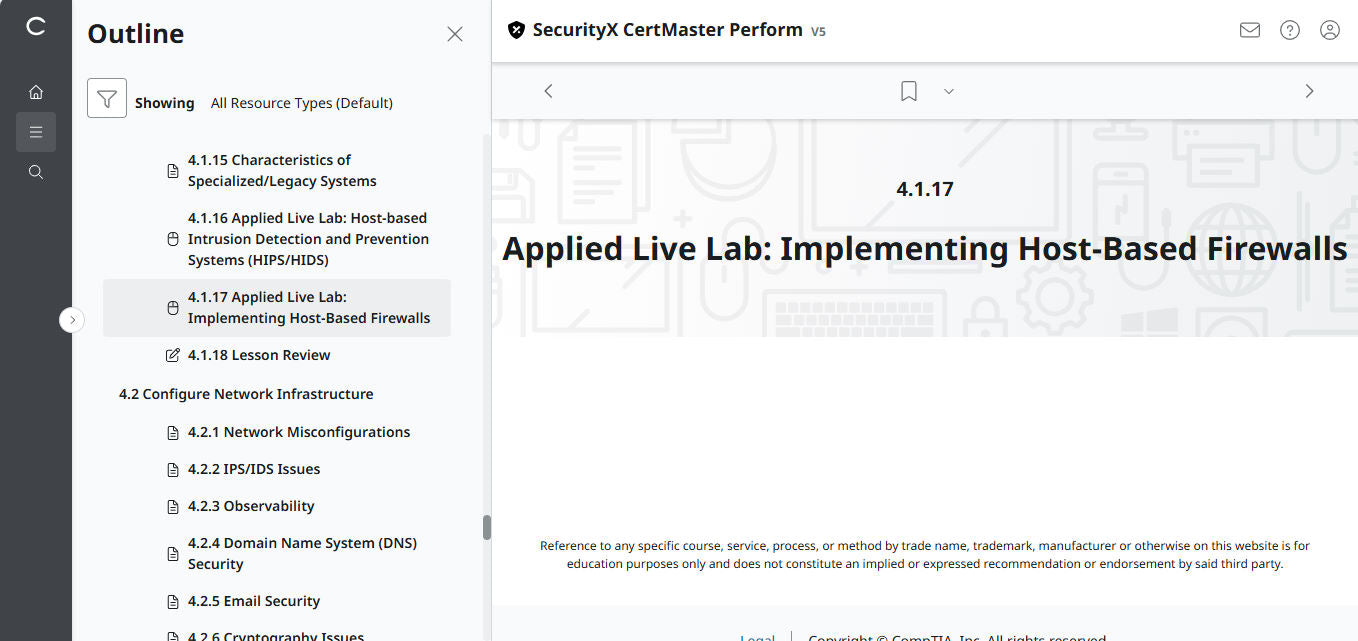 Best Value : CertMaster Perform  CompTIA SecurityX (Exam CAS-005) - 3 Month, No Access Code