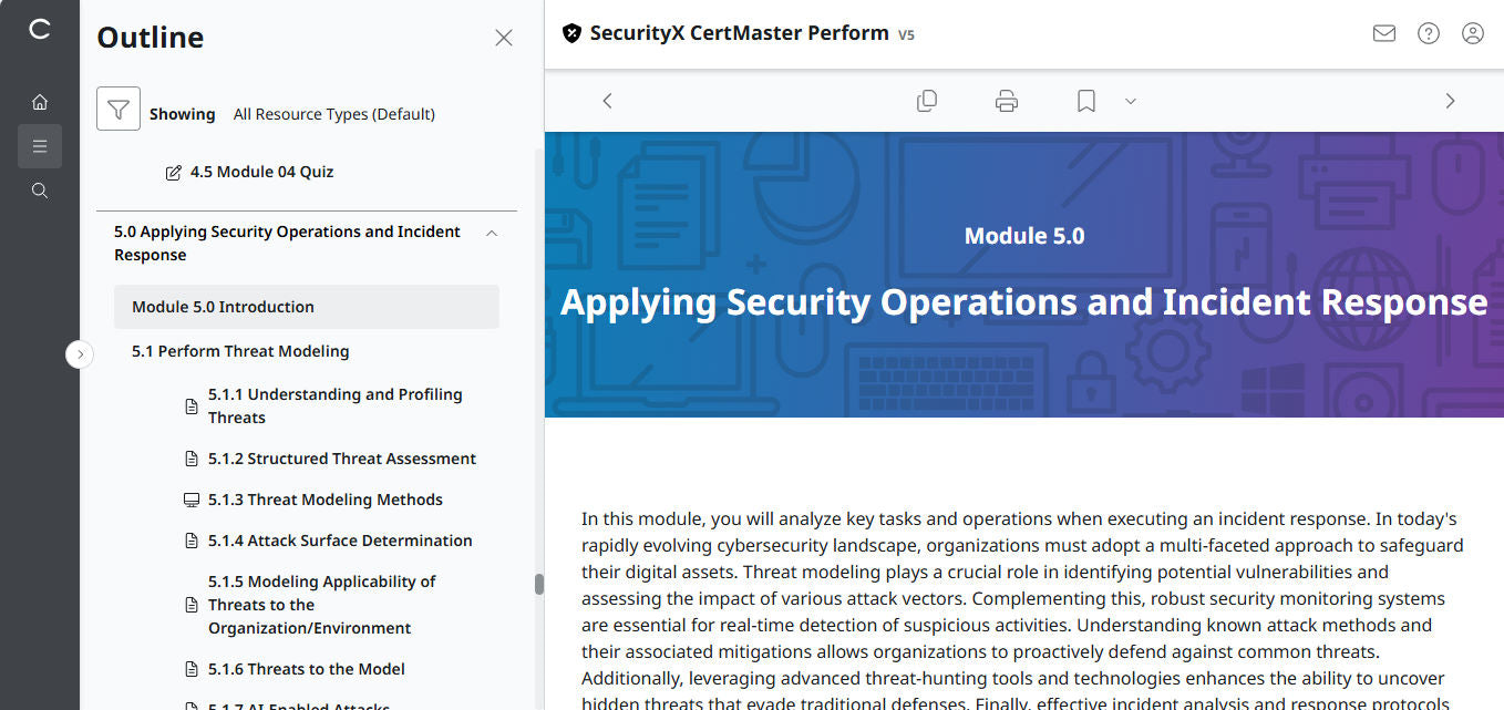 Best Value : CertMaster Perform  CompTIA SecurityX (Exam CAS-005) - 3 Month, No Access Code