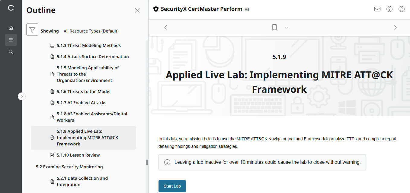 Best Value : CertMaster Perform  CompTIA SecurityX (Exam CAS-005) - 3 Month, No Access Code